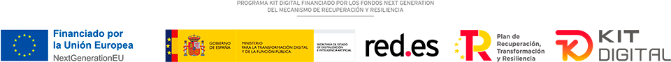 Web desarrollada a través del Programa Kit Digital financiado por los fondos Next Generation del Mecanismo de Recuperación y Resiliencia